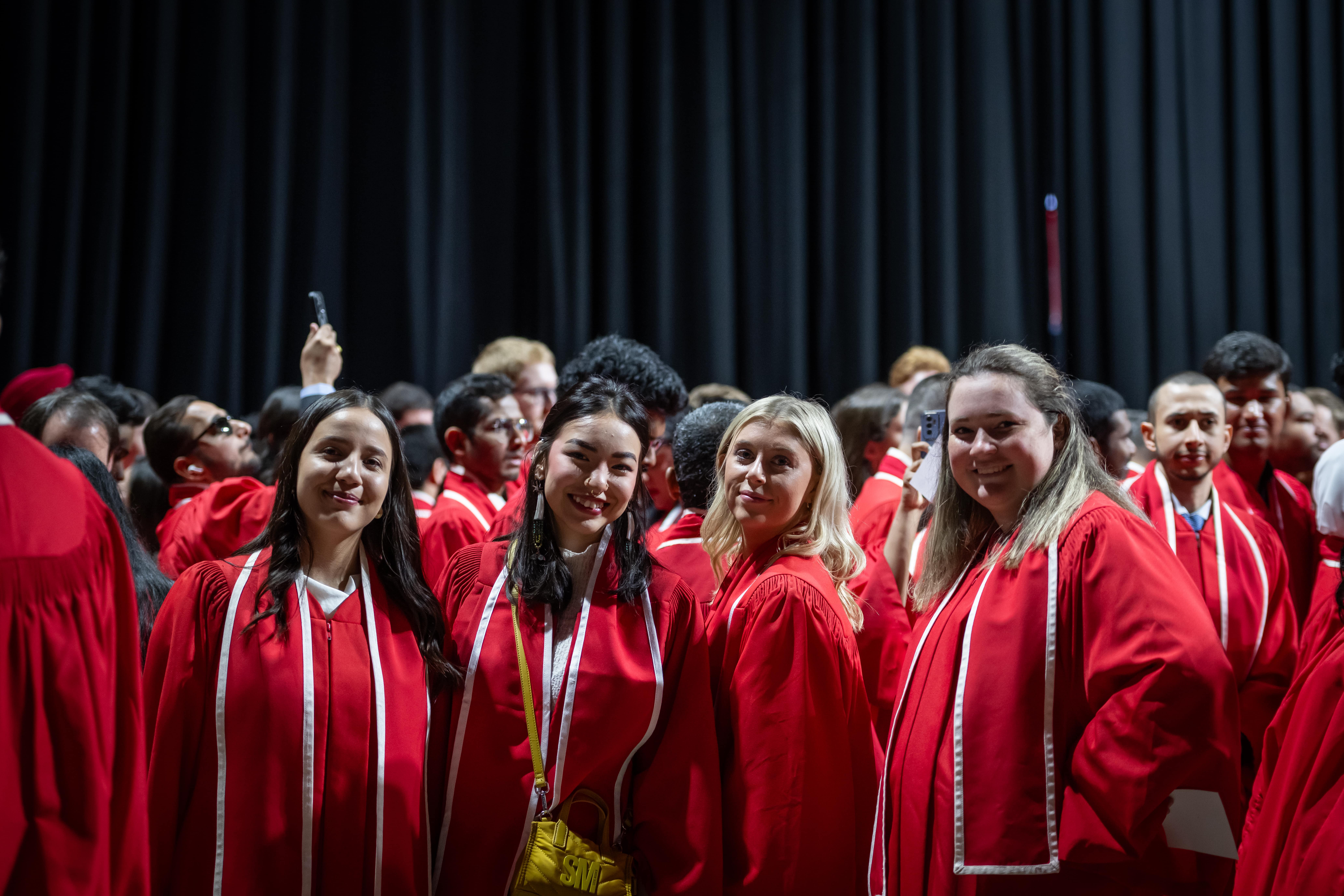 Fanshawe students smile at convocation