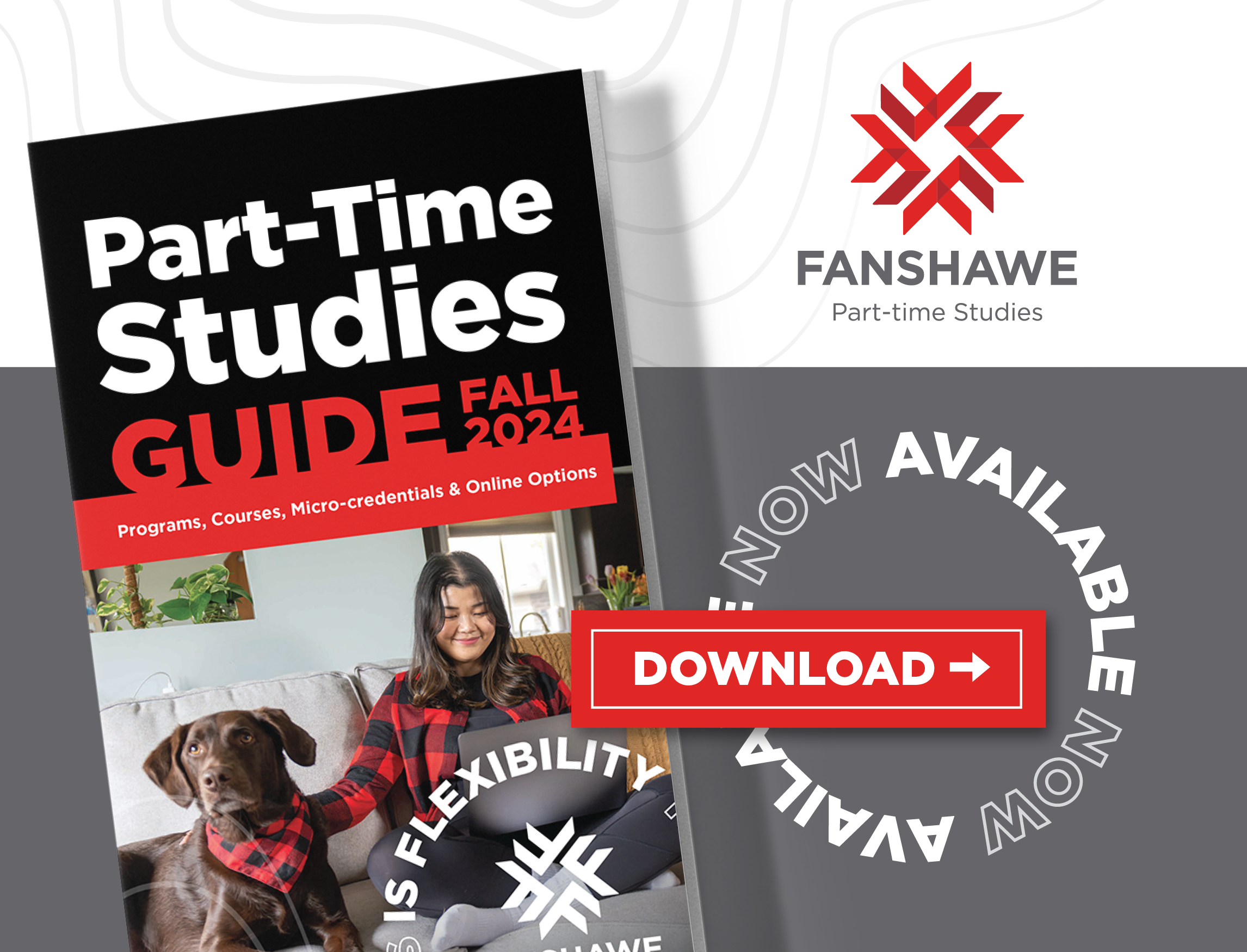 photo of the front page of the part-time studies guide